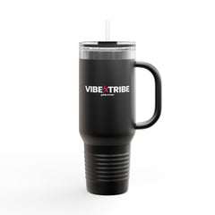 Vibe Tribe Insulated Travel Mug - 40oz with Straw