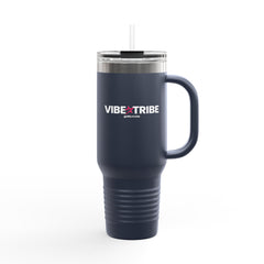 Vibe Tribe Insulated Travel Mug - 40oz with Straw