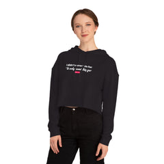Mantra Women's Cropped Hoodie